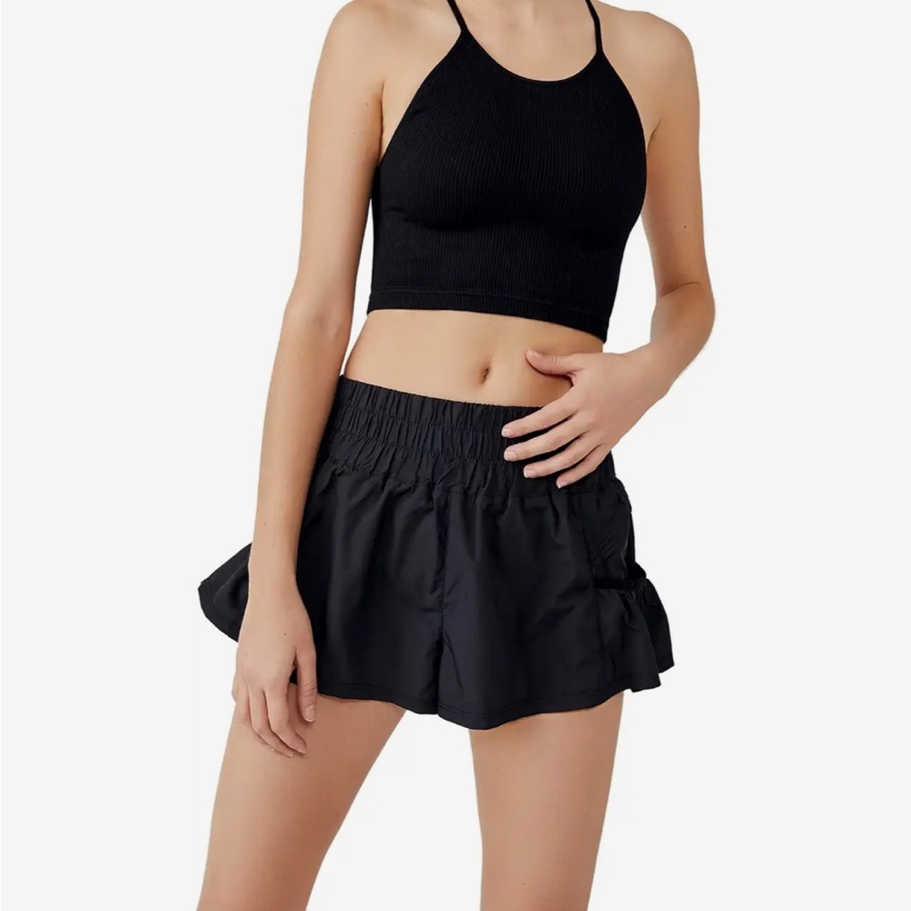 Free People Movement Get Your Flirt On Shorts Size Large